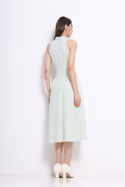 Aiko Cutout Embroidered Dress