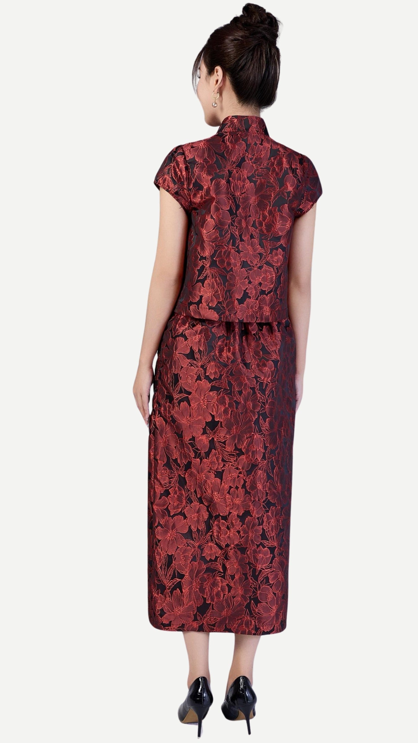 Liu Oriental Column Skirt