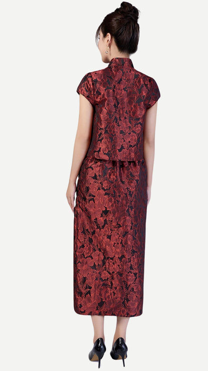 Liu Oriental Column Skirt