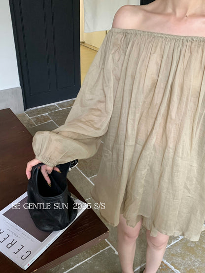 Elle Ramie Off Shoulder Setwear