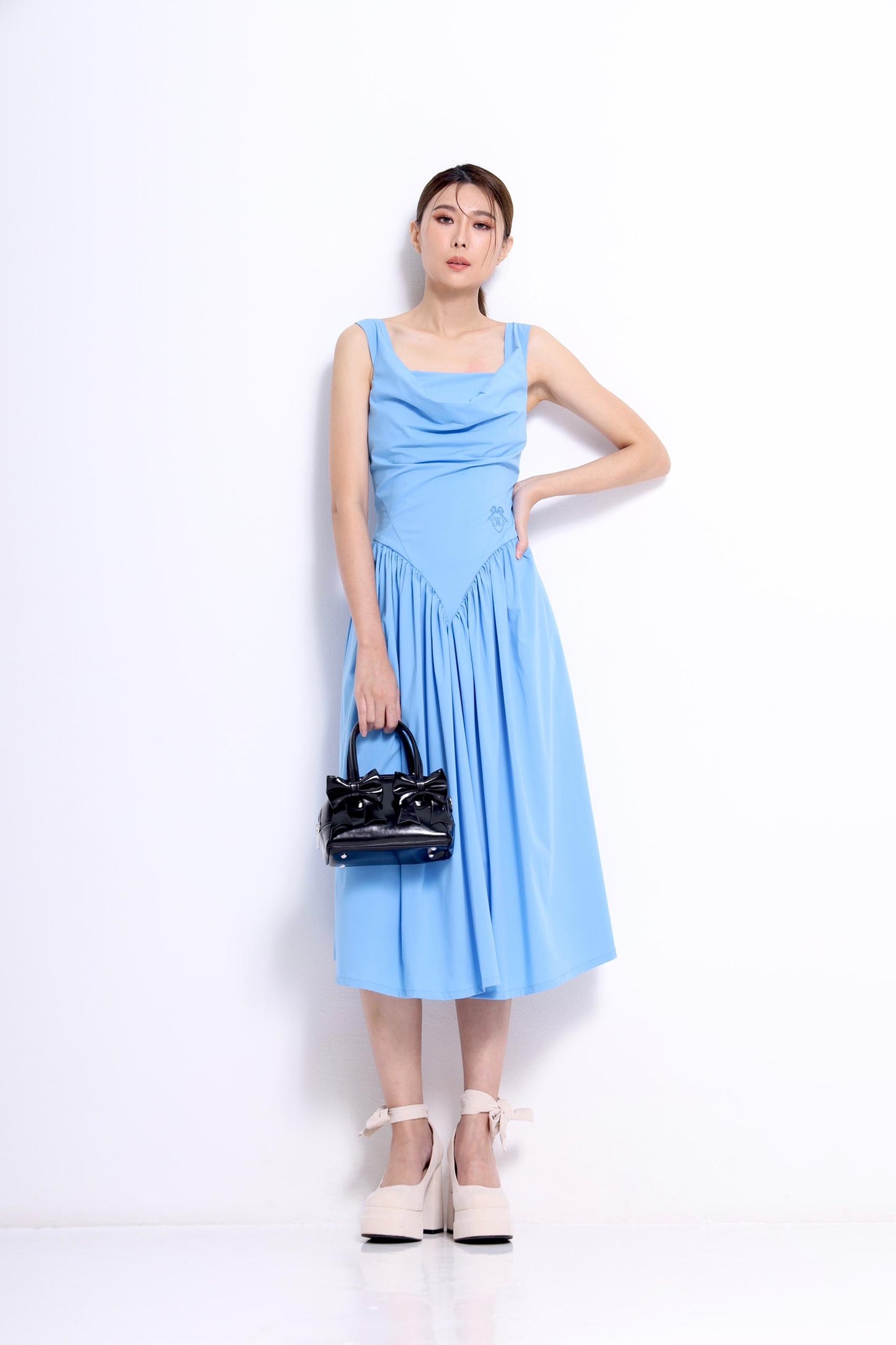 Rella Drop Waist A-line Dress