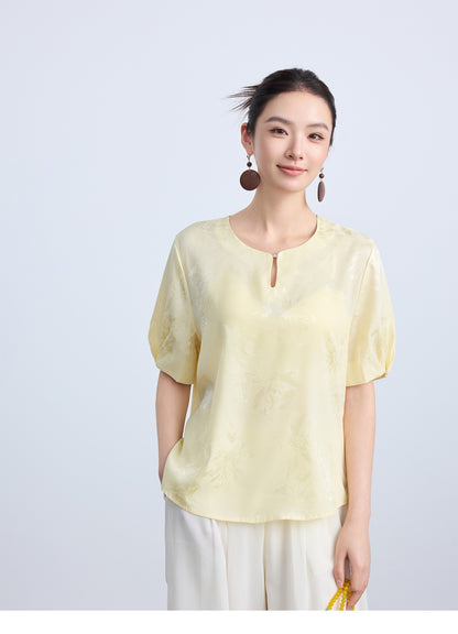 Qing Orient Jacquard Tee