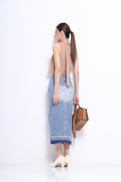 Marie Neck Tie Chiffon Blouse