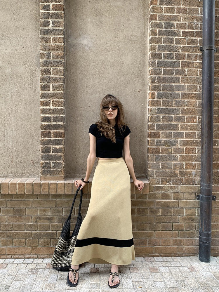 Hyun Summer Knit Skirt