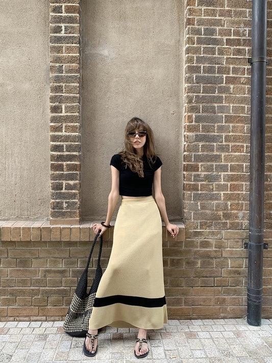 Hyun Summer Knit Skirt