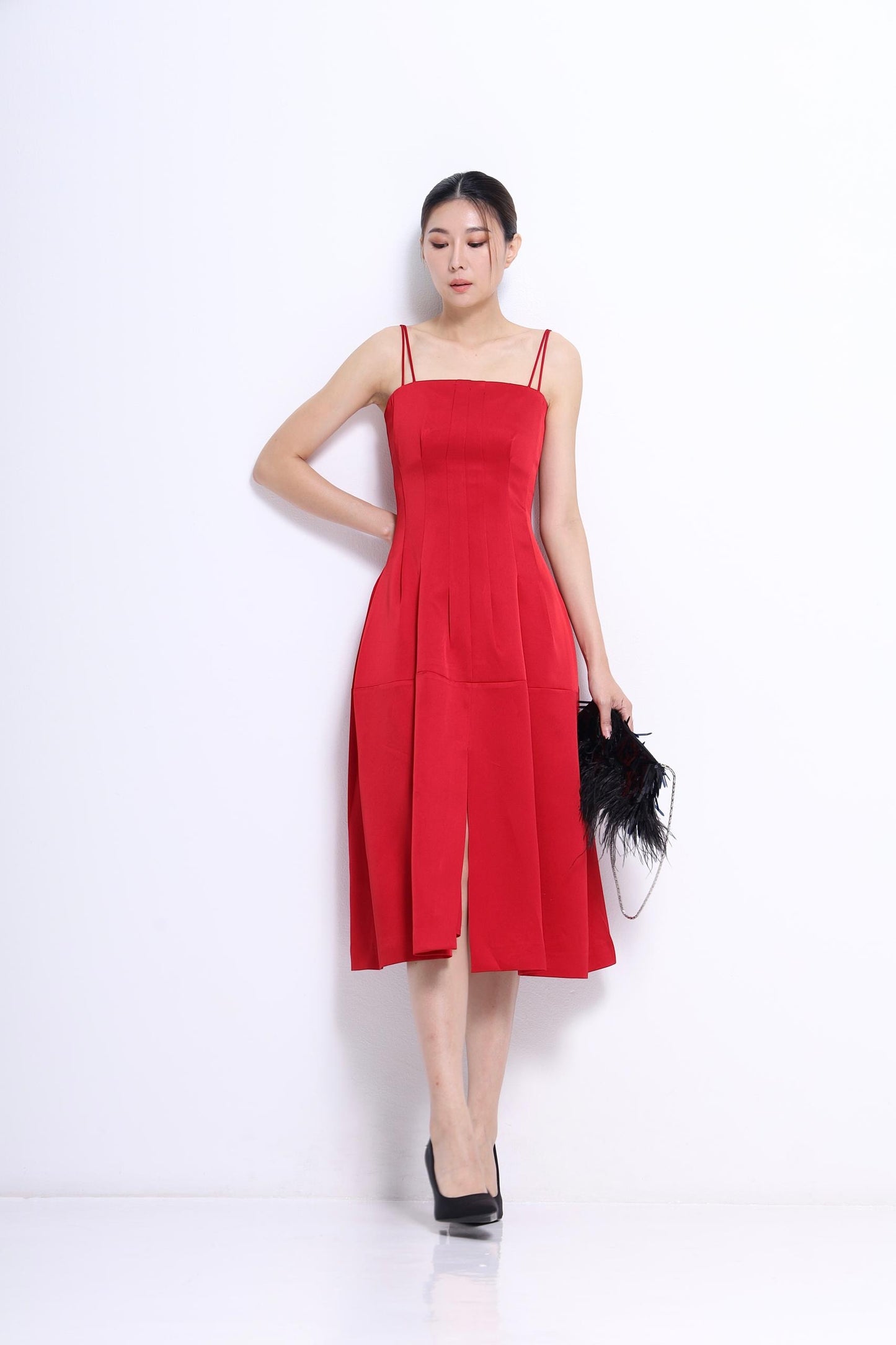 Dahlia A-line Midaxi Dress