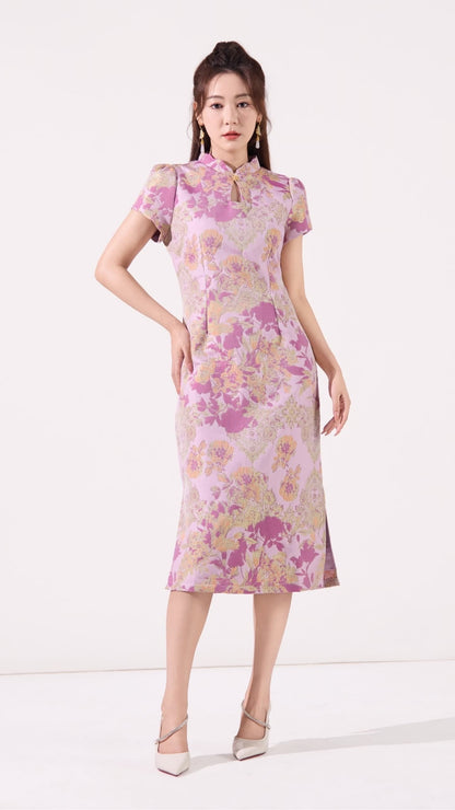 Ziri Jacquard Qipao Dress