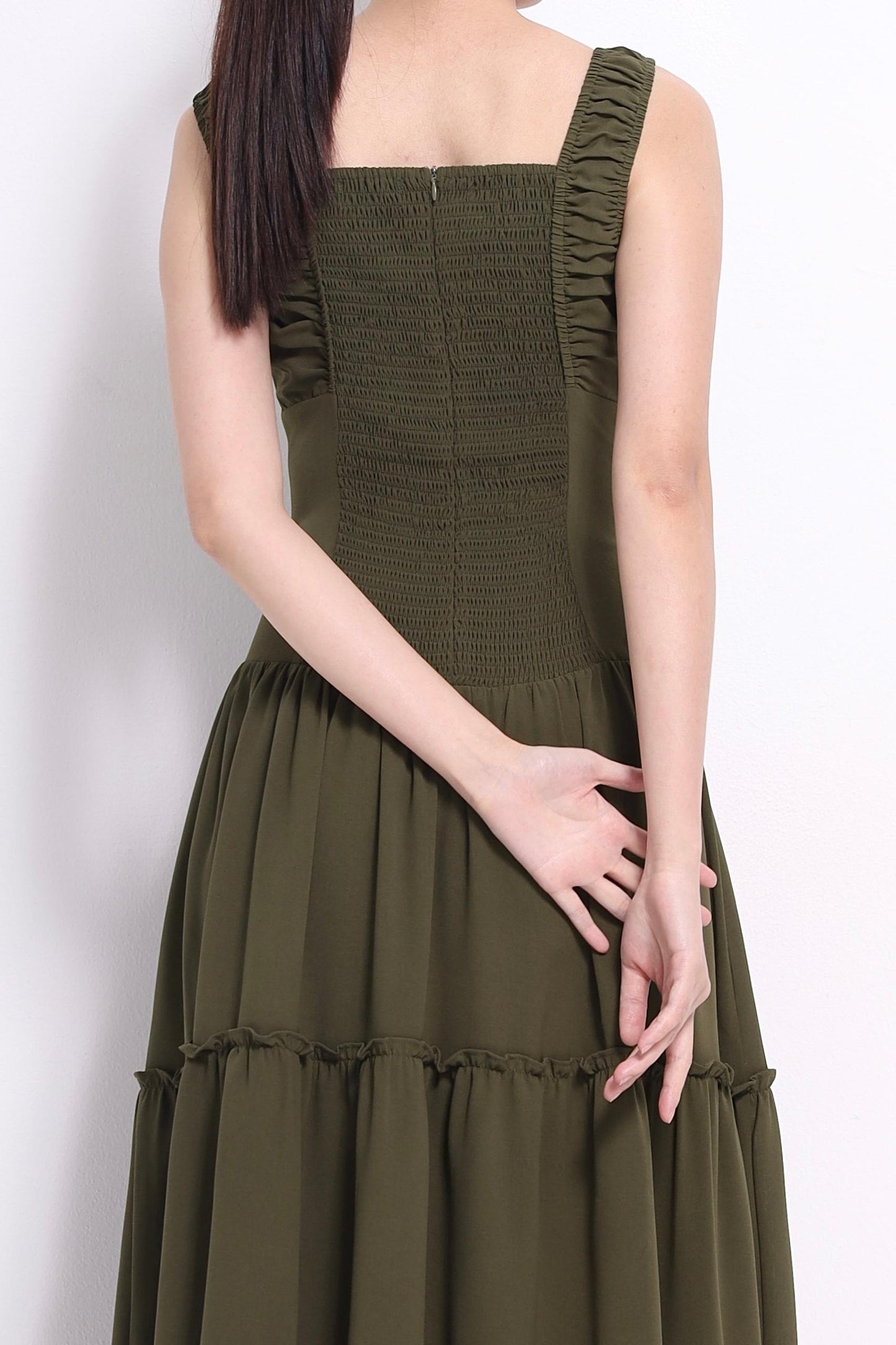 Denise Ruffled A-line Dress