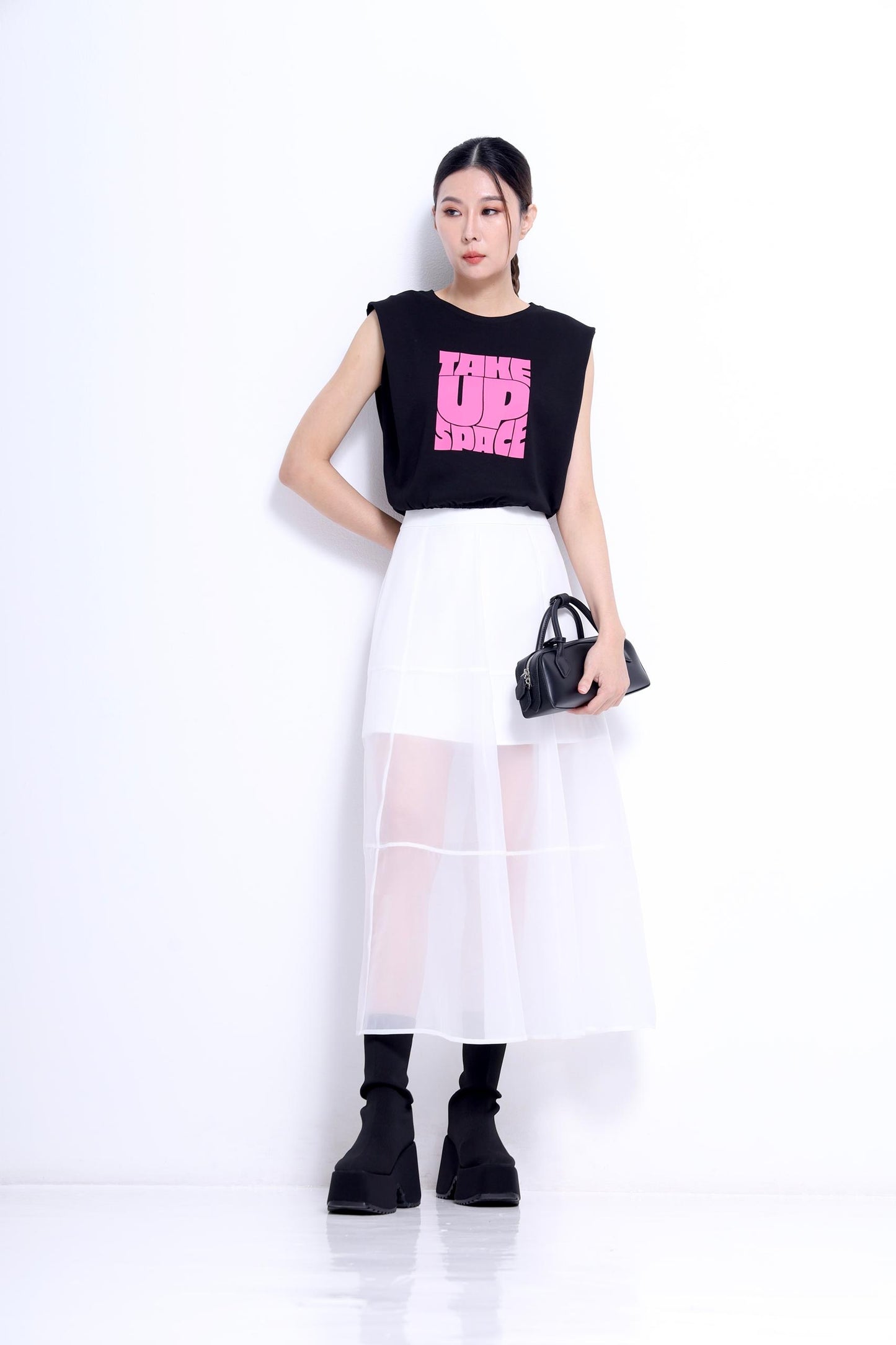 Take Up Space Cropped Tee