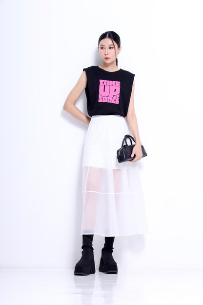 Take Up Space Cropped Tee
