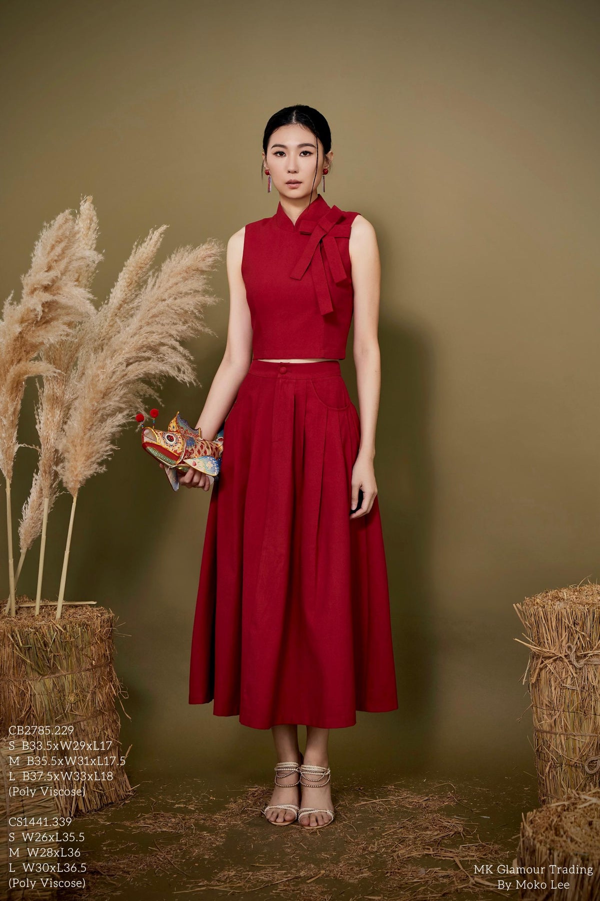 Ru Yi Orient A-line Skirt