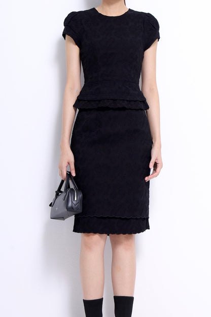 Stacey Lace Broderie Pencil Skirt
