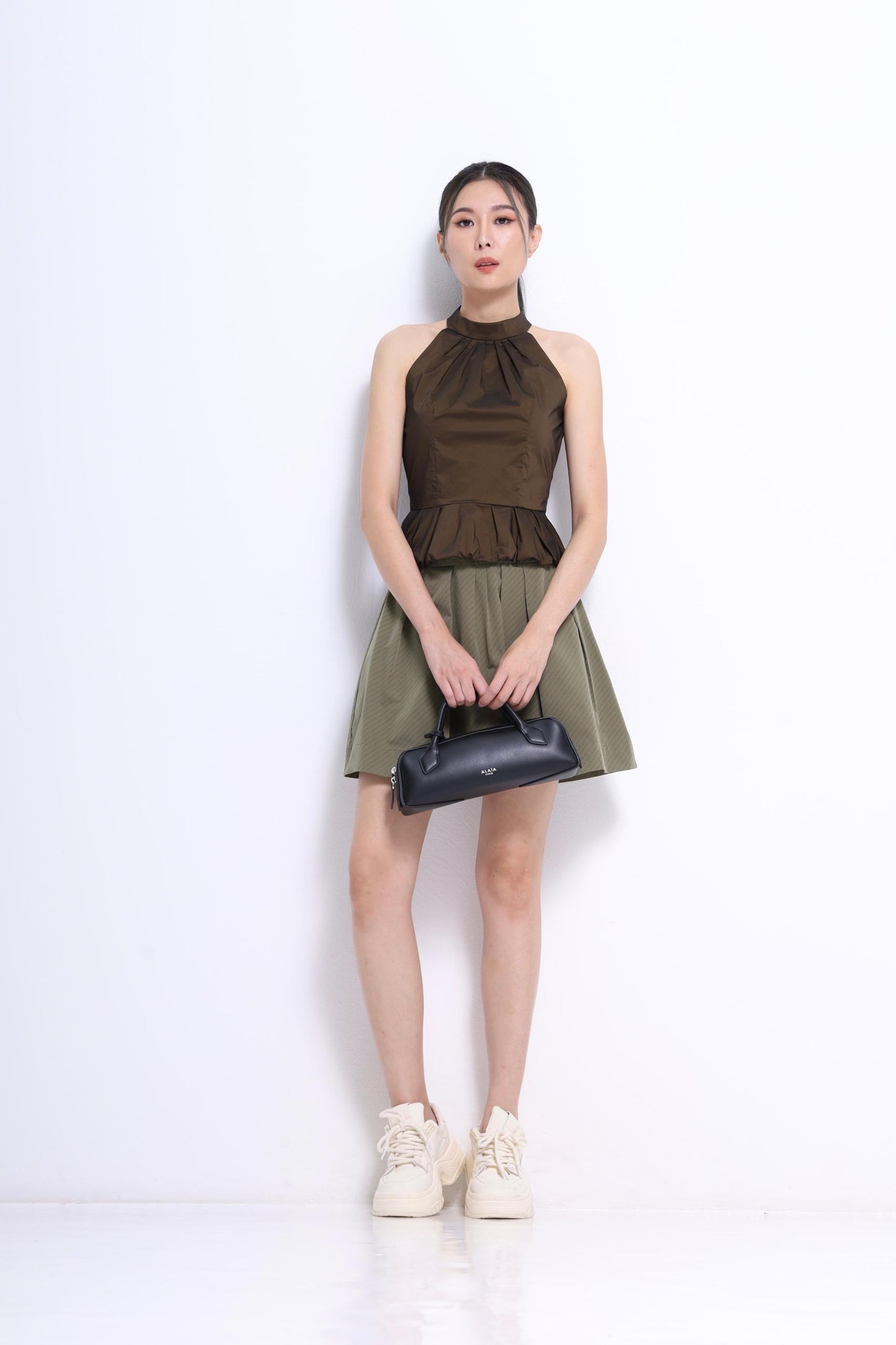 Talia Peplum Ruffles Top