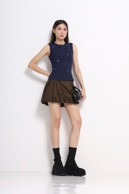 Tasha Sequin Fitted Top