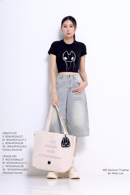 Omo Fitted Cropped Tee