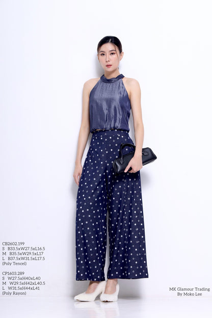 Elise Star Prints Wide Legged Pants