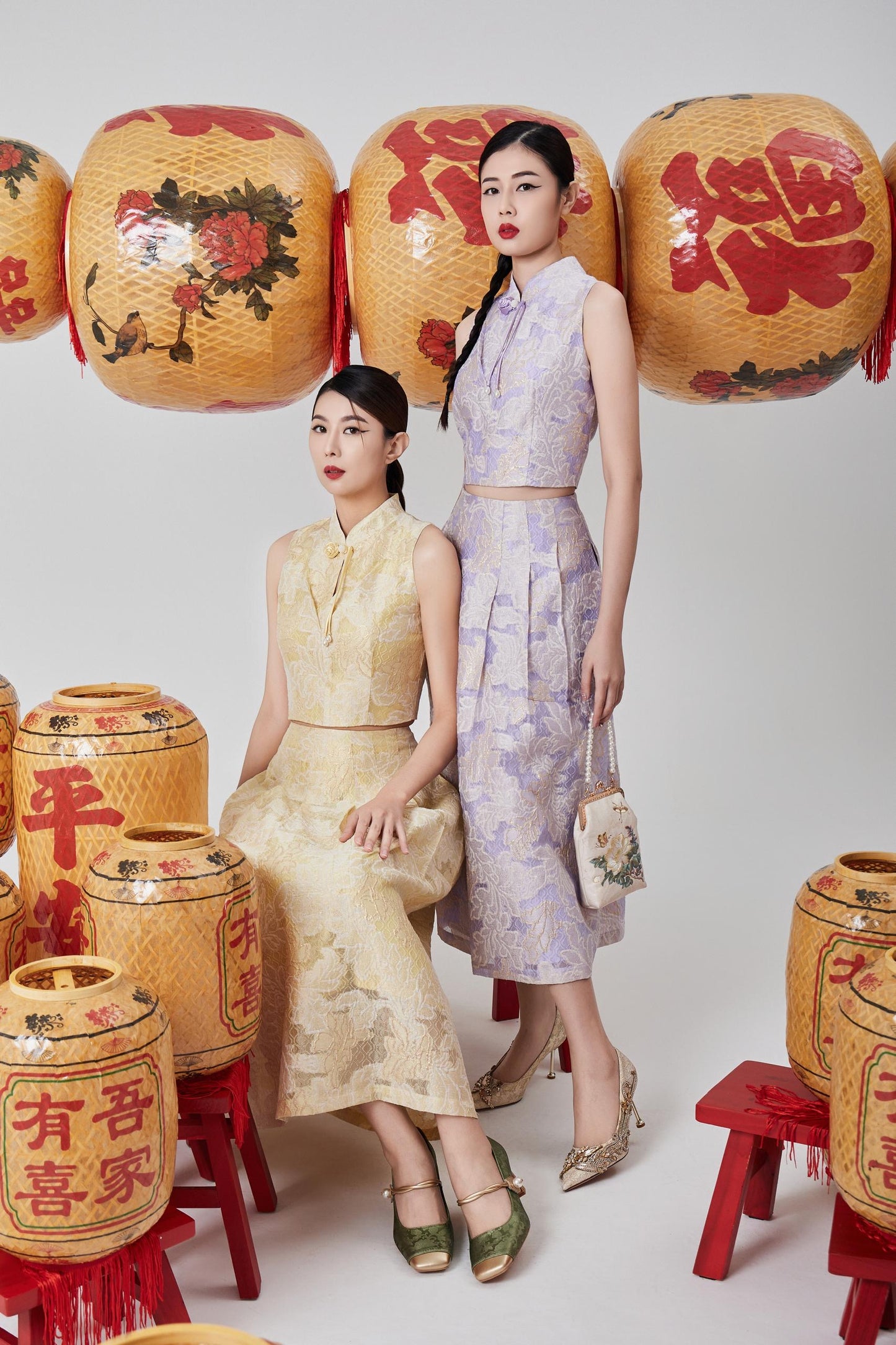 Ran Orient A-line Skirt