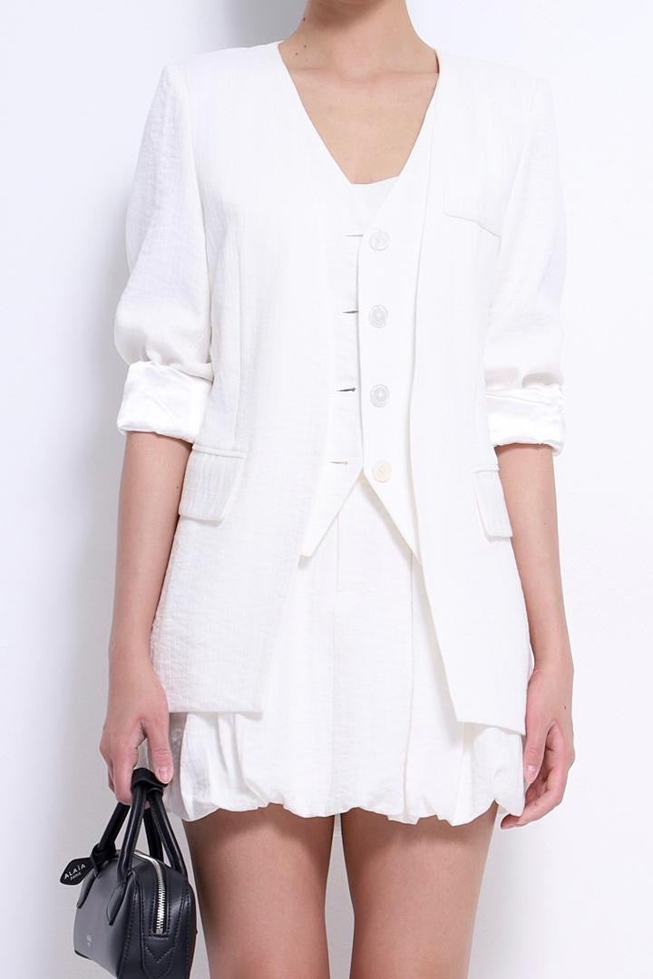 Bernice Bubble Hem Mini Skirt