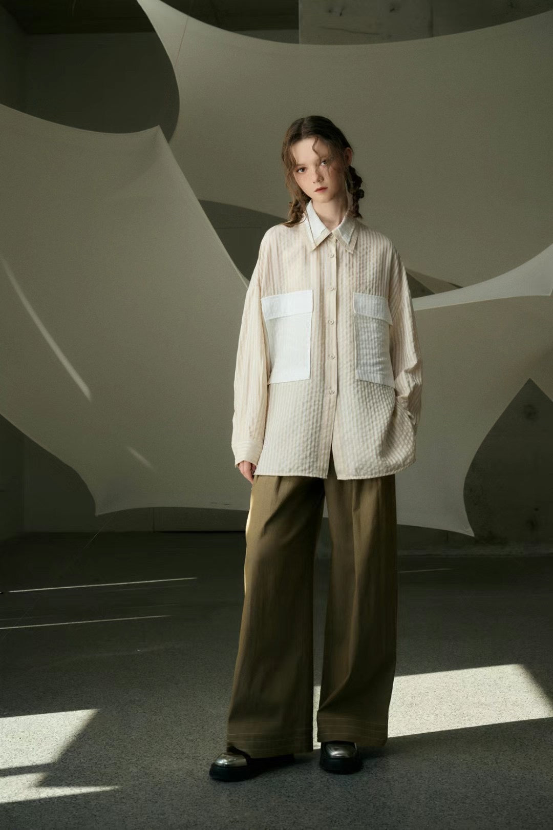 Aubrey Oversized Pocket Shirt