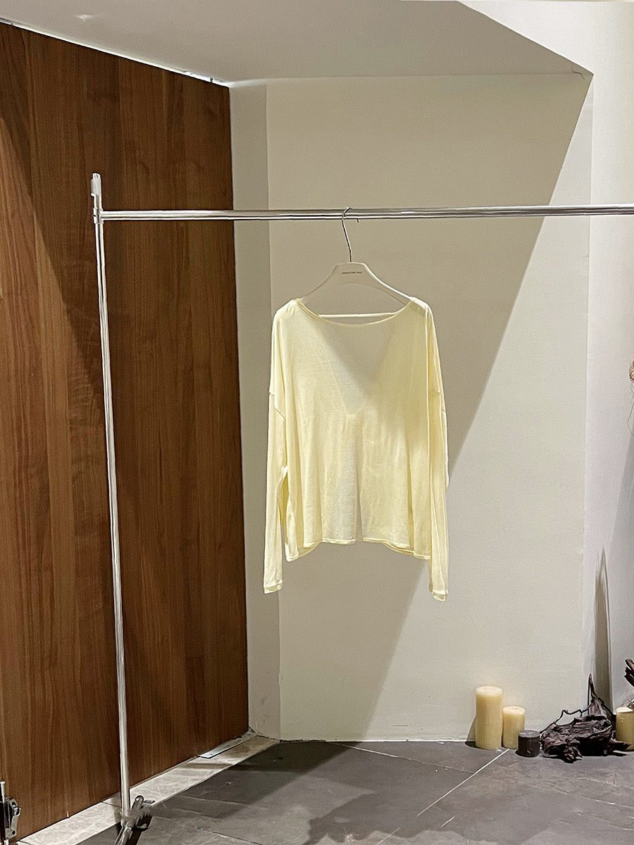 Hoo Loose Open Back Tee