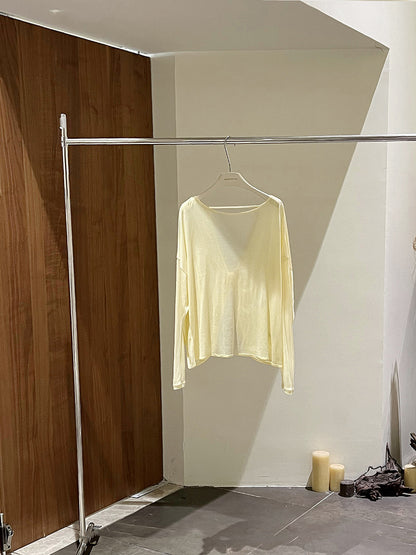 Hoo Loose Open Back Tee
