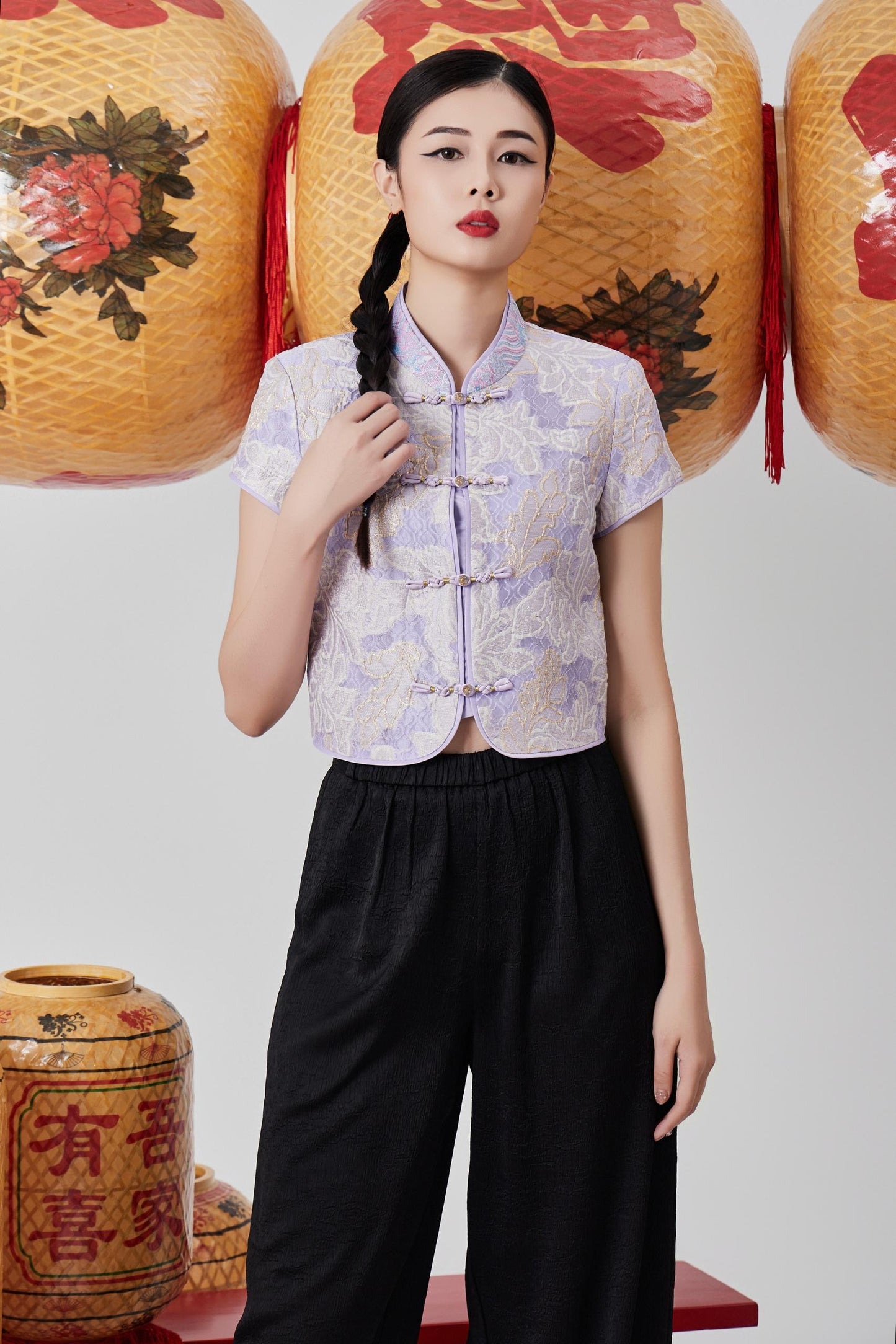 Ran Orient Qipao Top
