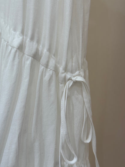 Kyla Cotton Linen Asymmetrical Dress