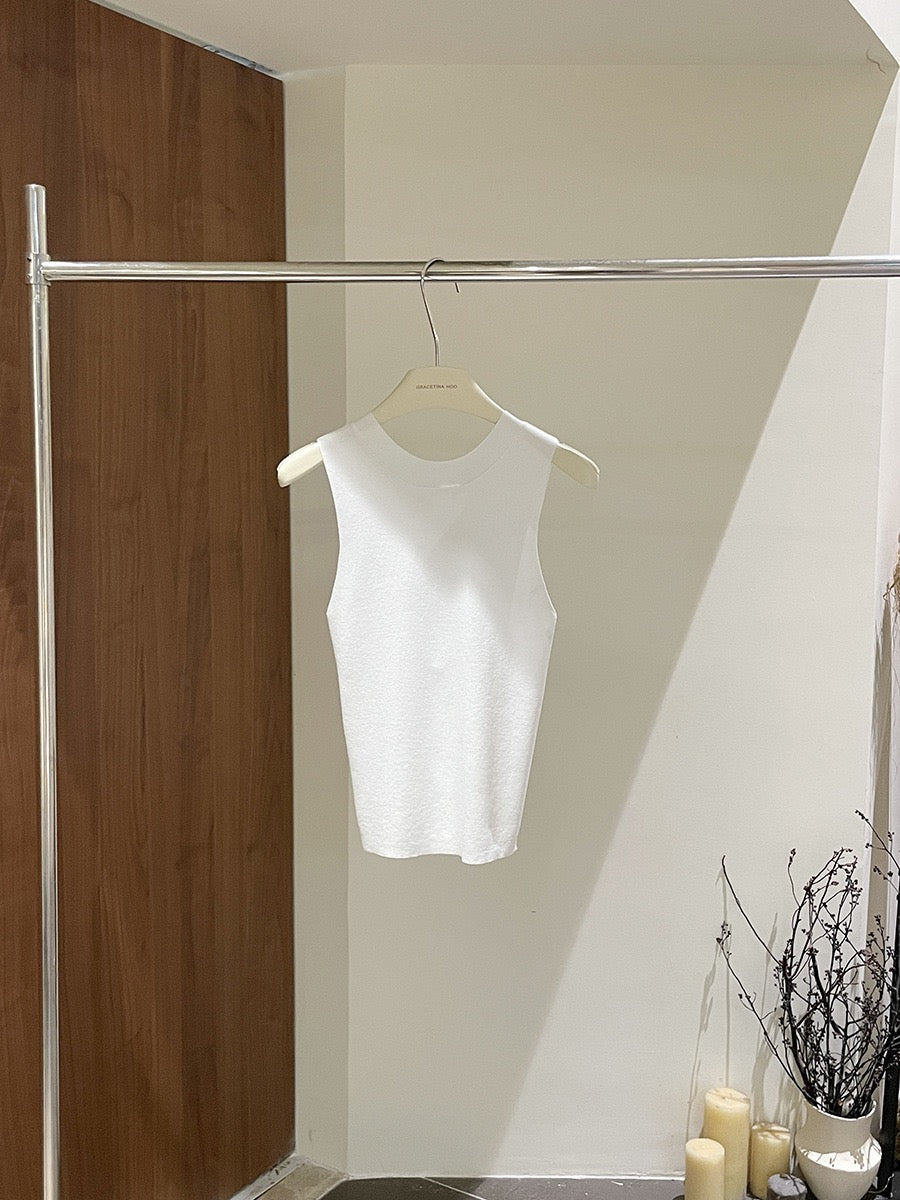 Gracetina Open Back Knit Top