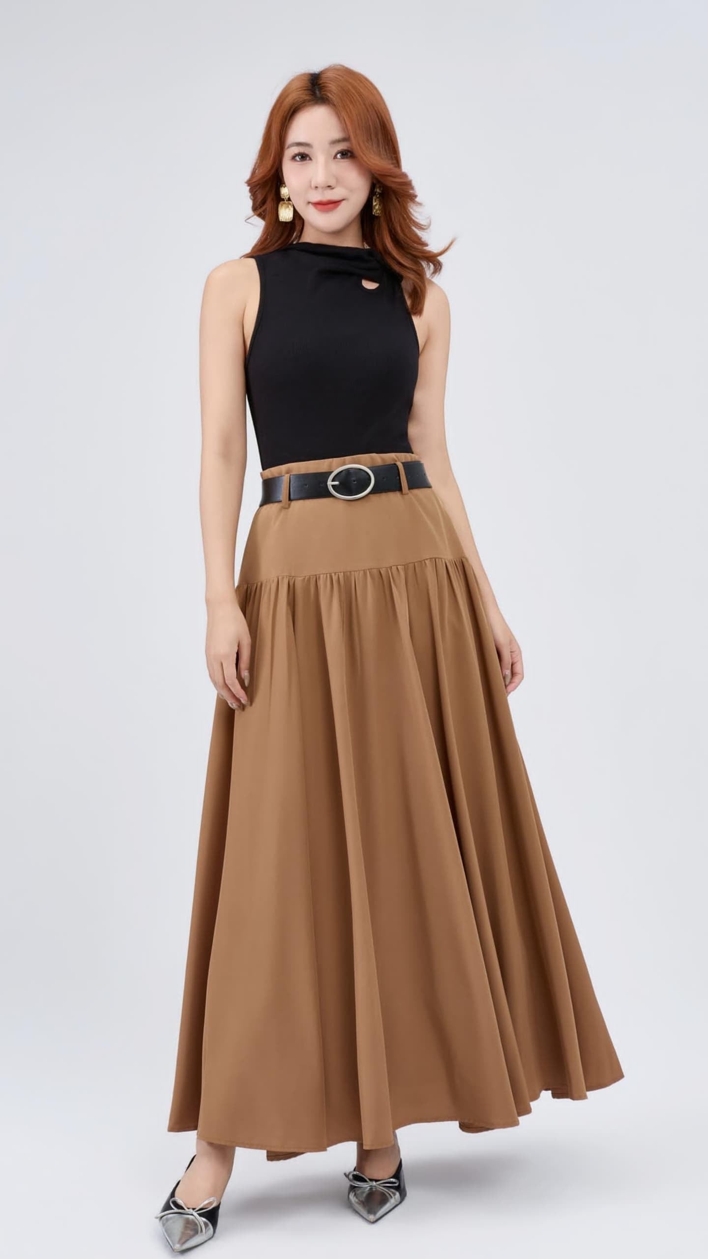 Ziri Tencel Maxi Skirt