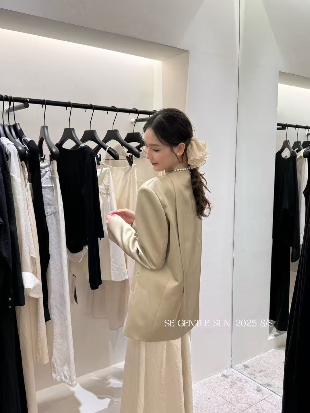 Zena Oversized Linen Blazer