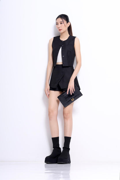Sienna Overlap Tailored Shorts