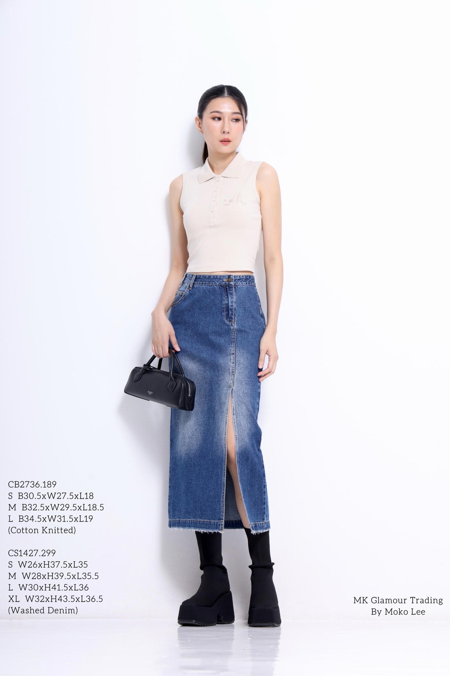 Carly V-Neck Embroidered Polo Tee