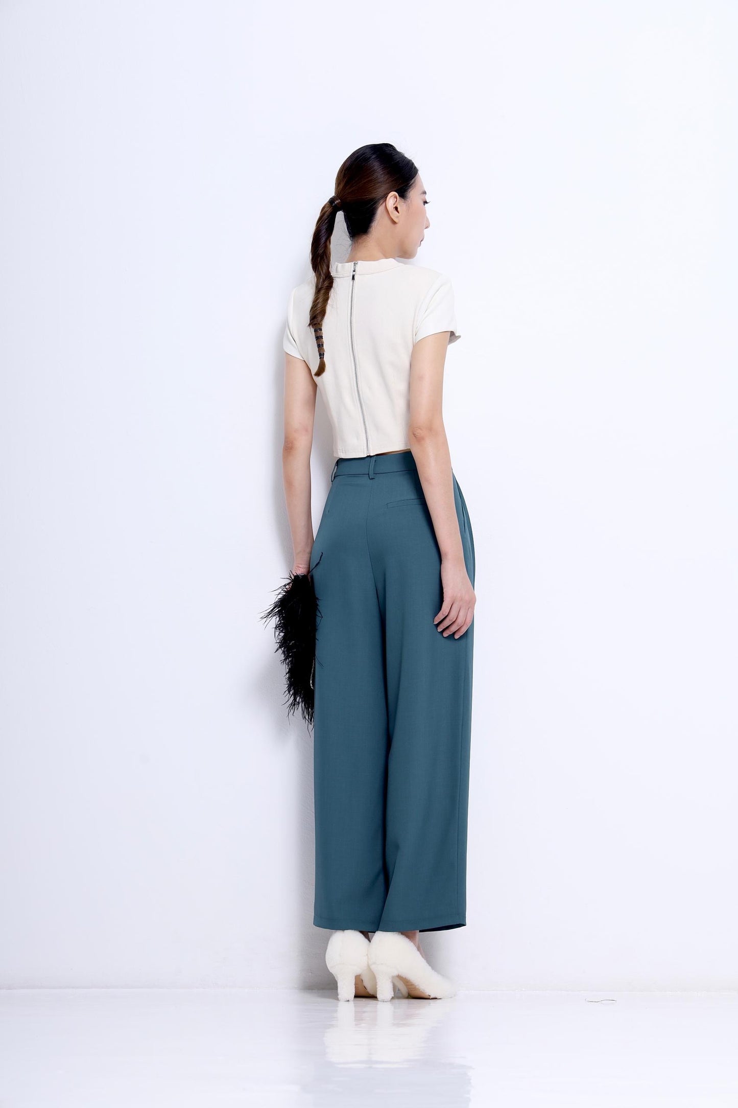 Olivia Faux Leather Top