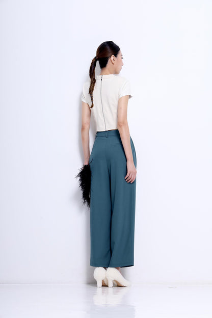 Olivia Faux Leather Top