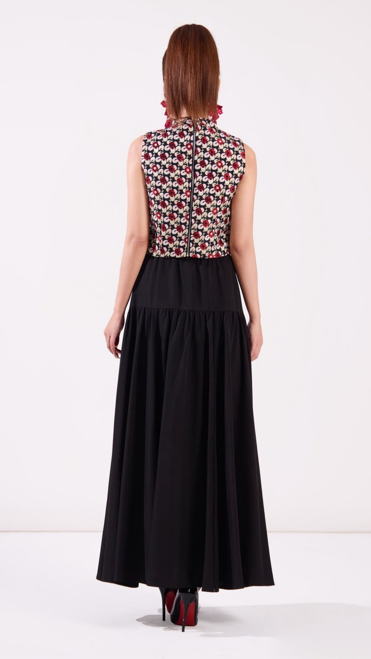 Hua Oriental Jacquard Top