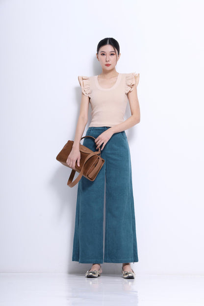 Marianne Ruffles Sleeve Top