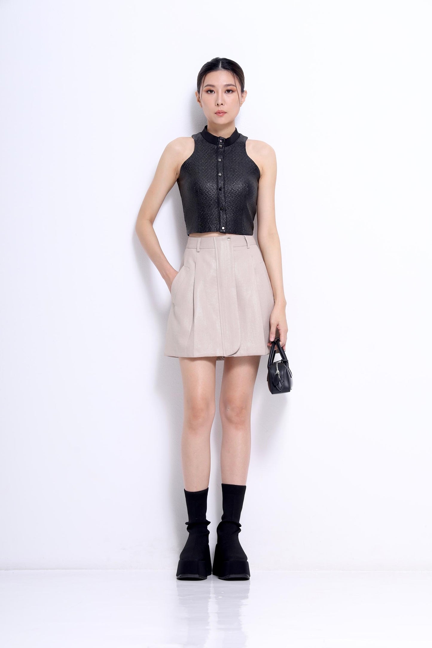 Renee A-line Overlap Skirt