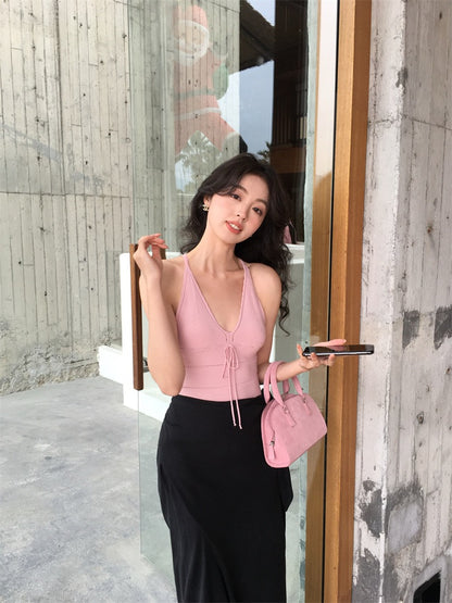 Kylie V-Neck Knit Tank Top