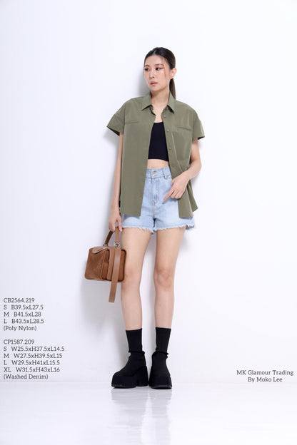 Riya Oversized Shirt with Pockets