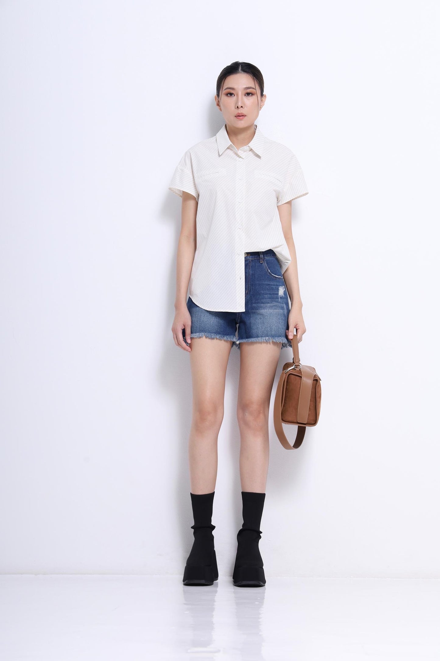 Riya Oversized Shirt with Pockets