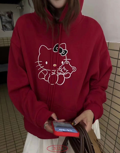 Hello Kitty Oversized Hoodie