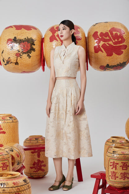 Ran Orient A-line Skirt