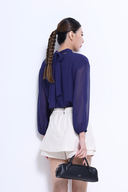 Venice Chiffon Cutout Blouse