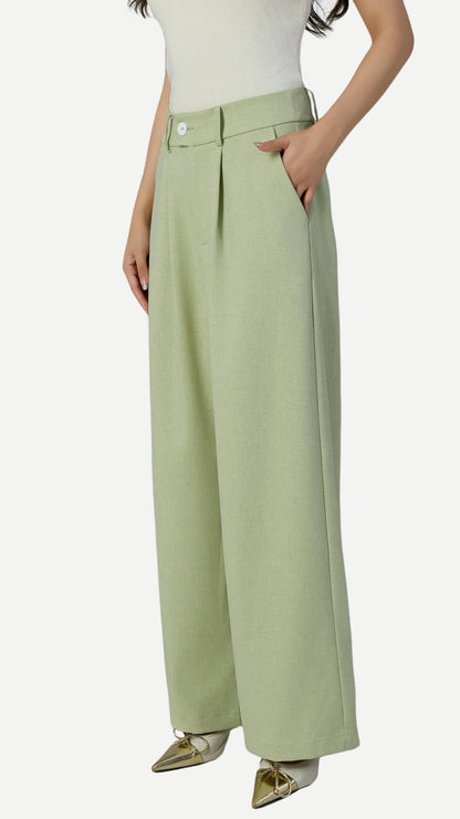 Ziri Linen Wide Legged Pants