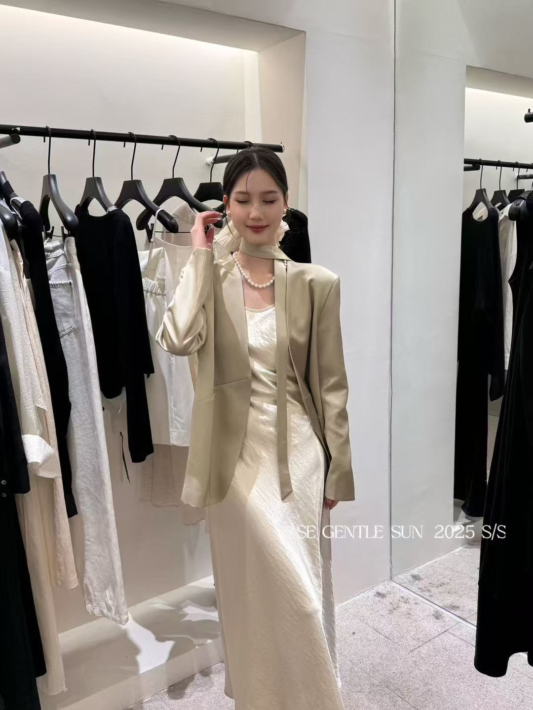 Zena Oversized Linen Blazer