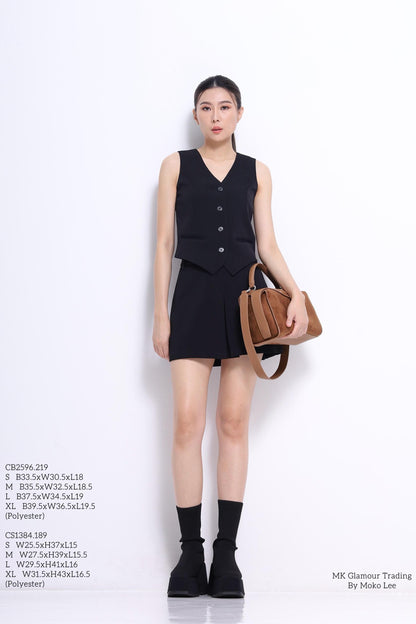 Bianca V-Neck Tailored Vest