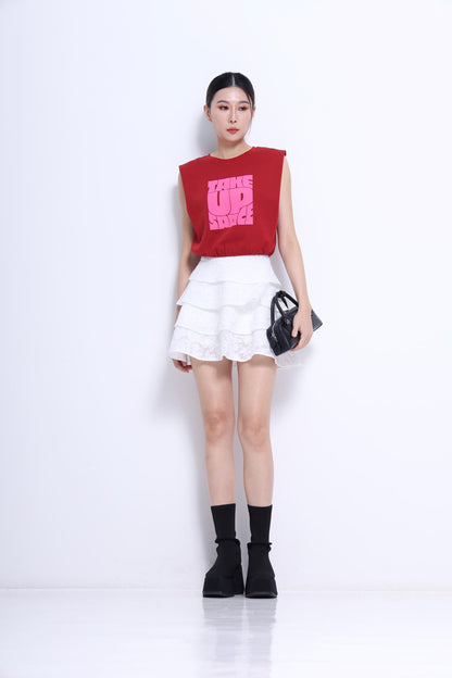 Take Up Space Cropped Tee