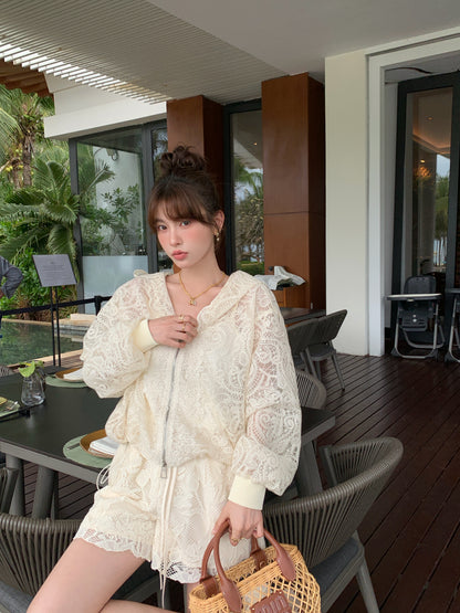 Dana Lace Hoodie Jacket