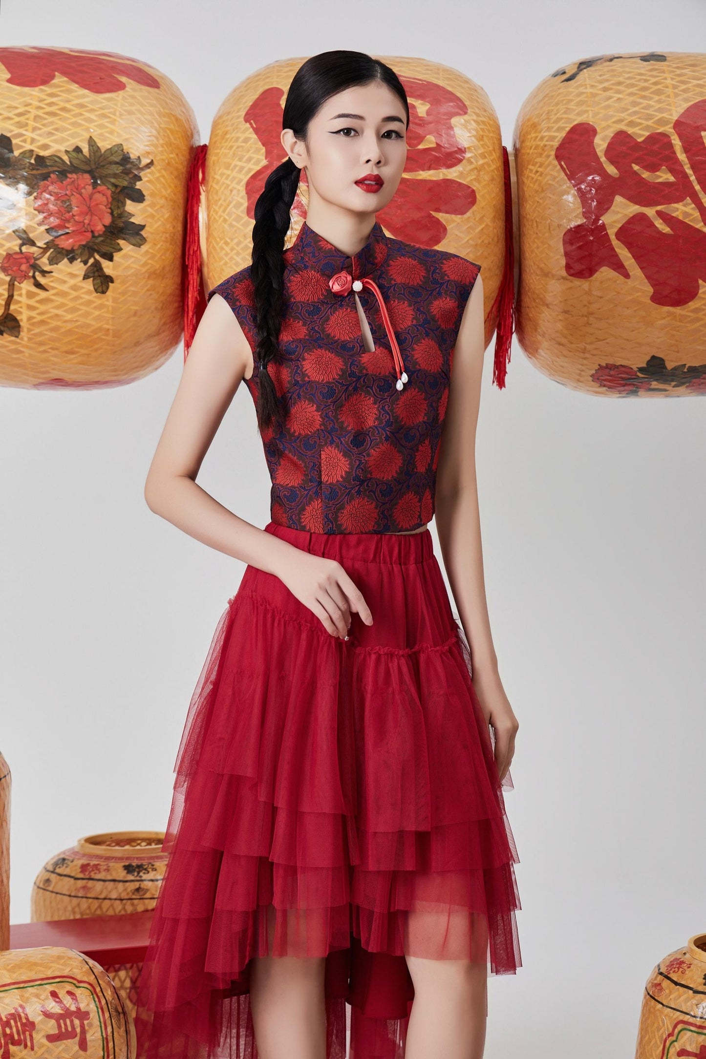 Jue Layered Tulle Skirt