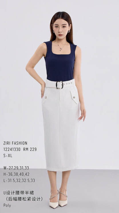 Aurelia Midi Pencil Skirt